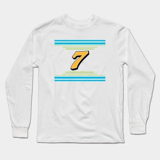 Corey LaJoie #7 2024 NASCAR Design Long Sleeve T-Shirt